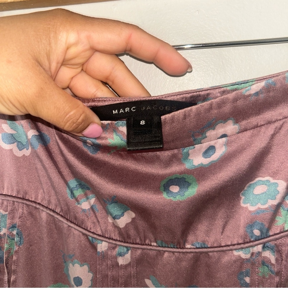 Marc Jacobs Pink Bubble Mini Skirt with Ruffled Hem - Picture 4 of 4